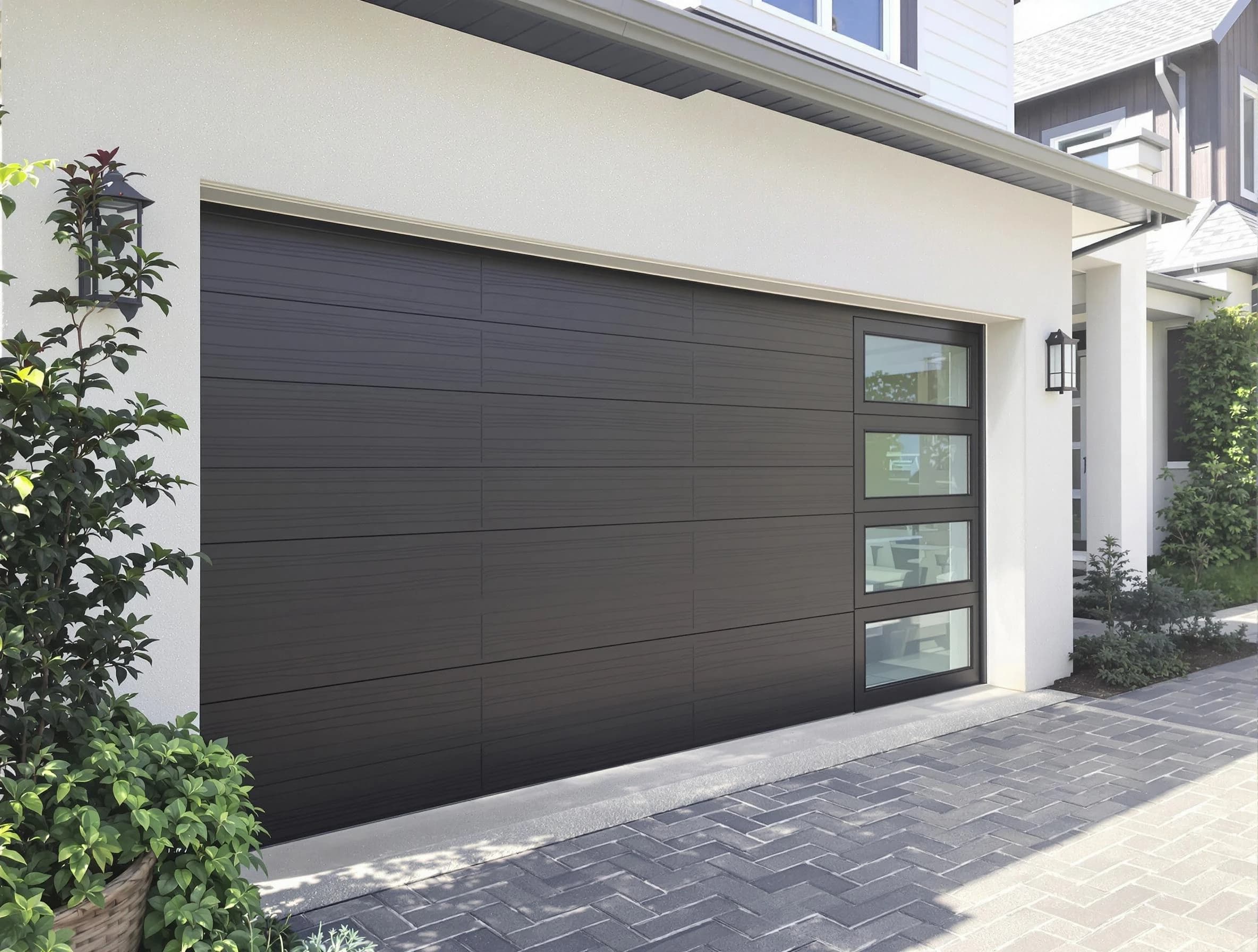Custom garage door installation by Westminster Garage Door Repair in Westminster