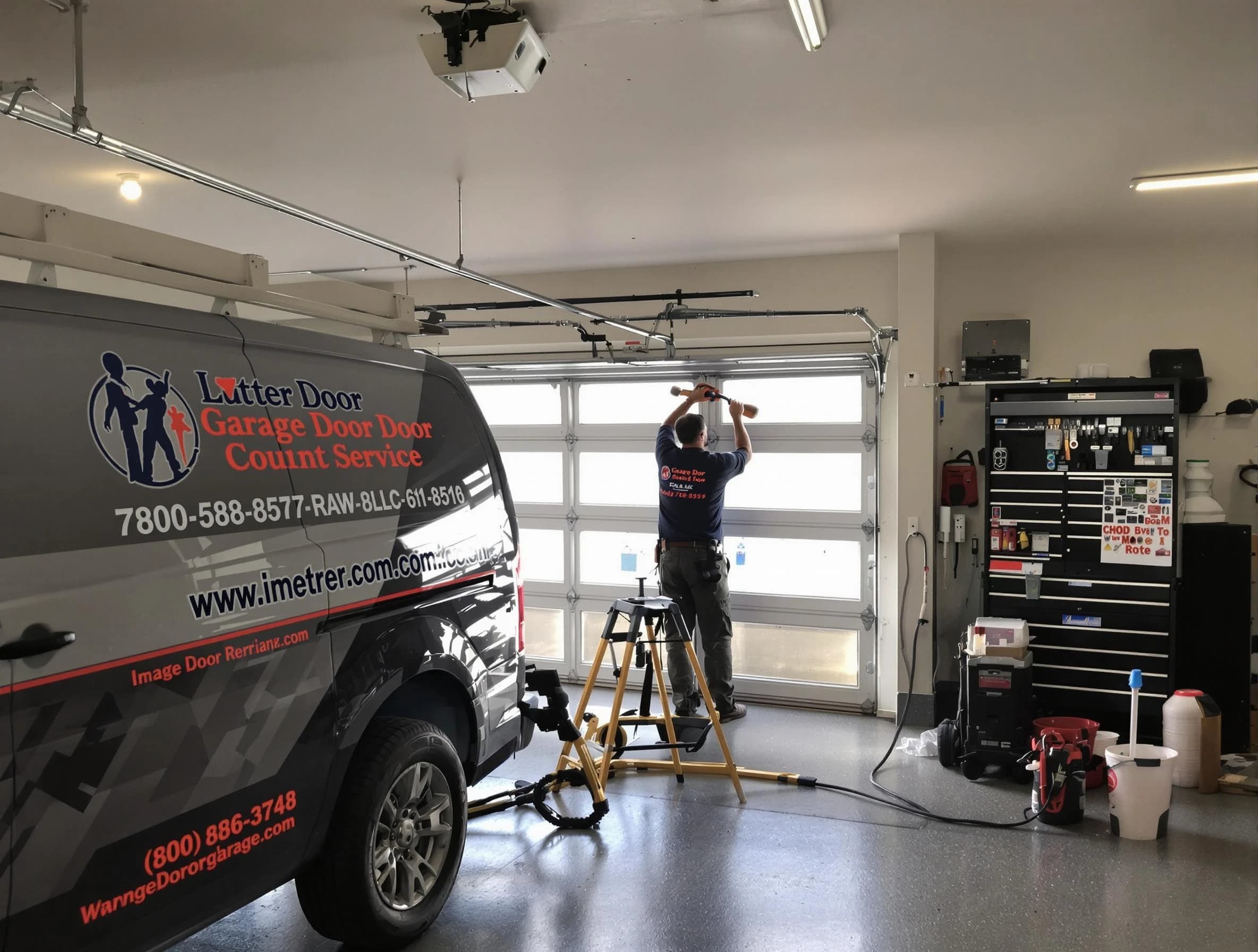 Westminster Garage Door Repair rapid response team performing same-day repair in Westminster