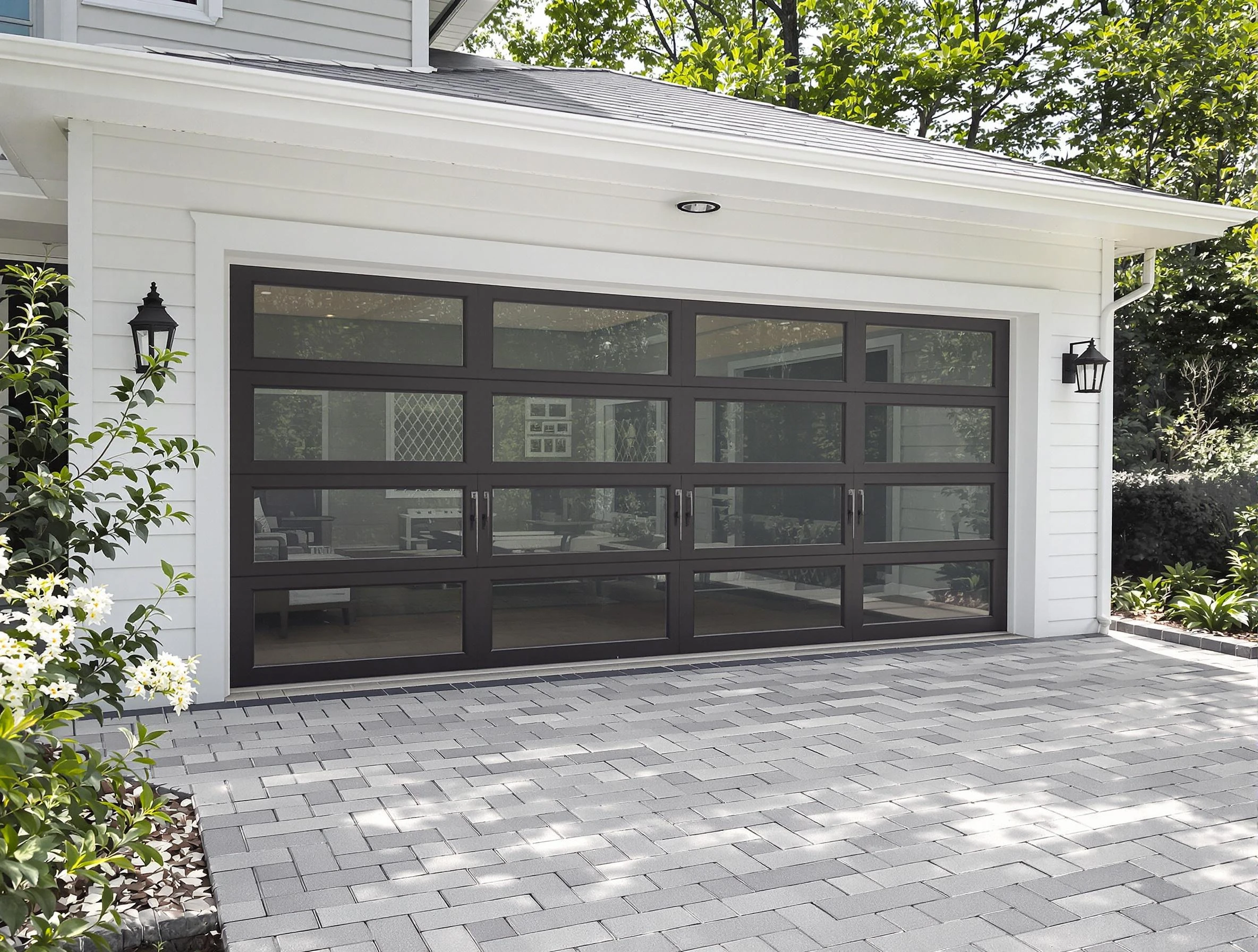Westminster Garage Door Repair design specialist presenting custom garage door options to Westminster homeowner