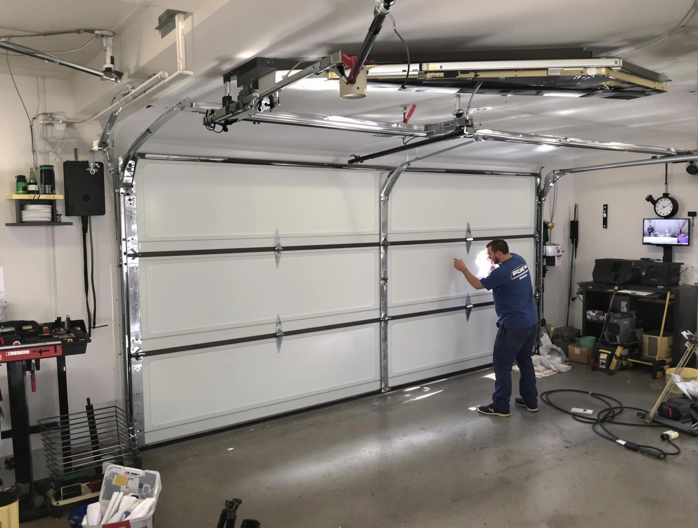 Professional garage door repair service by Westminster Garage Door Repair in Westminster