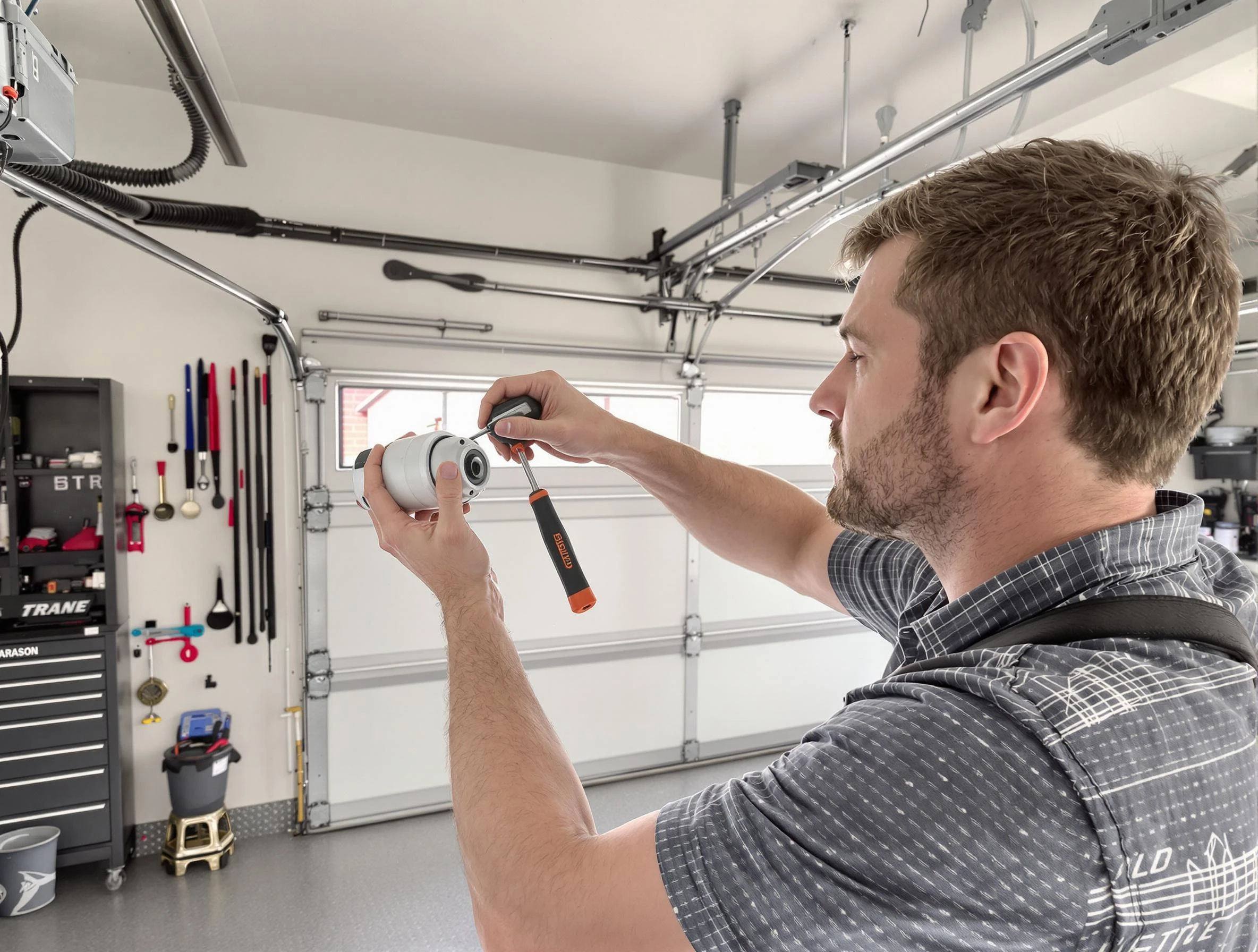 Garage door opener repair service by Westminster Garage Door Repair in Westminster